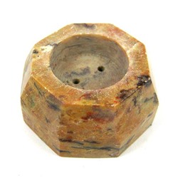 Подставка под благовония КАМЕНЬ (разные цветы, 3.5-4 см.), 1 шт.