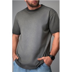 Мужская футболка оверсайз с эффектом градиент Happyfox