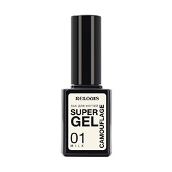 RELOUIS Лак для ногтей Super Gel Camouflage тон:01 milk РБ1965-21