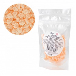 Мини-безе сахарные фигурки Персиковые, 50 гр.