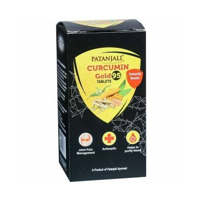 CURCUMIN GOLD 95, Patanjali (КУРКУМИН ГОЛД 95, Патанджали), 60 таб.