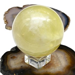 Шар из лимонного кварца (цитрин), диаметр 61мм, 321г.