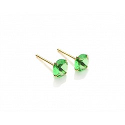 Серьги-гвоздики PR1469 -7 салат