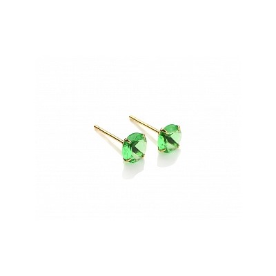 Серьги-гвоздики PR1469 -7 салат