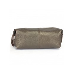 Косметичка Croco-К-720 натуральная кожа (1 отдел),  олива металлик (233)  238025