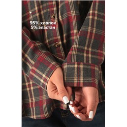 Рубашка женская в клетку Happyfox