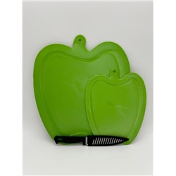 Набор из 2-х досок Яблоко + нож   (36шт)