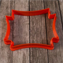 Вырубка для пряника "Рамка прямоугольная" пластик, 8 см