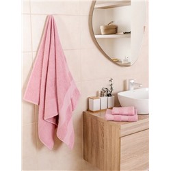 Махровое полотенце "Конфетти"-розовый 30*60 см. хлопок 100%