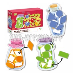 Мемо-игра Изучаем фигуры "Веселые баночки" R300139, R300139