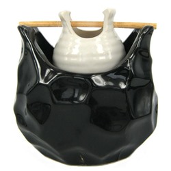 Аромалампа КОРЗИНА (керамика, разные цвета, 9,5 см.), 1 шт.