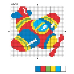 Набор для вышивания крестиком с пяльцами и иглой «Самолетик»