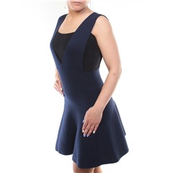 9121 Платье женское трикотажное (50% хлопок, 50% полиэстер ) размер свободный 42-44-46