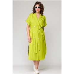 EVA GRANT 7197 салатовый, Платье