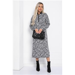 Платье Белые ночи (черно-белое) П12305-19