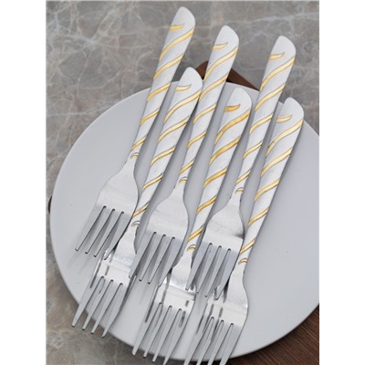 Вилка "Золотая лента" из 6-ти (100шт)