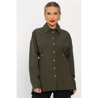 Рубашка Свободное падение (хаки) Б14192-5М