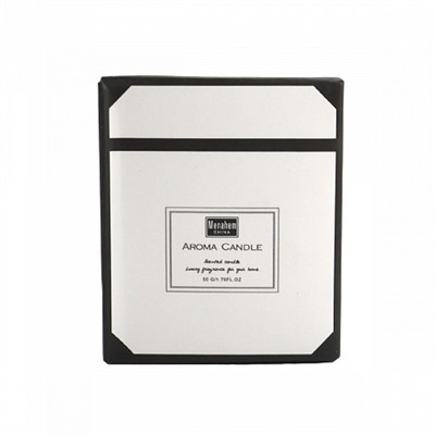 Aroma Candle BLACK CHERRY AND MERLOT, Menahem (Аромасвеча в стакане ЧЕРНАЯ ВИШНЯ И МЕРЛО, время горения: около 12 часов), 1 шт.