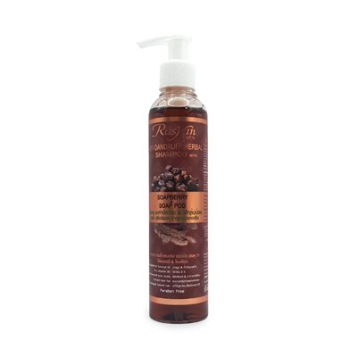 Rasyan anti Dandruff Herbal Shampoo SOAPBERRY & SOAP POD Paraben Free, ISME (Растительный шампунь от перхоти С МЫЛЬНОЙ ЯГОДОЙ И СТРУЧКОМ без парабенов, ИСМЕ), 200 мл.