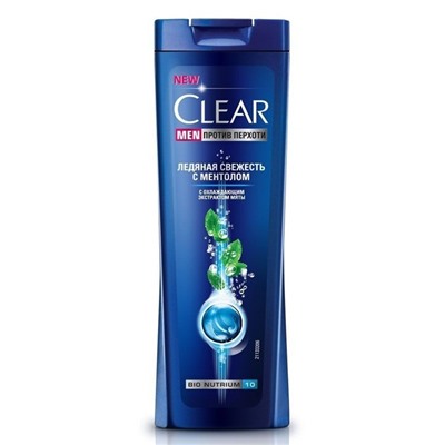 CLEAR Шампунь п/перхоти 400ml  Ледяная свежесть АКЦИЯ! СКИДКА 5%