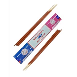 Satya COMBO NAG CHAMPA + INDIAN ROSE (Благовония КОМБО НАГ ЧАМПА + ИНДИЙСКАЯ РОЗА, Сатья), 16 г.
