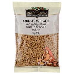 CHICKPEAS BLACK, Bharat Bazaar (НУТ КОРИЧНЕВЫЙ, Бхарат Базар), 500 г.