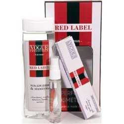 НАБОР муж.   ЗМ  Red Label (Гель д/душа 250м+парф.вода ручка 33мл)  M~