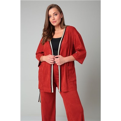 Michel chic 1314 терракот, Кардиган,  Брюки