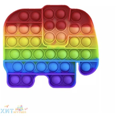 POP IT antistress Сенсорная игрушка с пузырьками СЛОН / Вечная пупырка, popit_08
