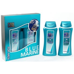 НАБОР муж.  BLUE MARINE COOL (шампунь 250мл + гель д/душа 250мл)