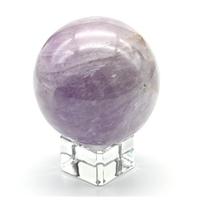 Шар из аметиста, диаметр 52-54мм, 210гр, сорт 2