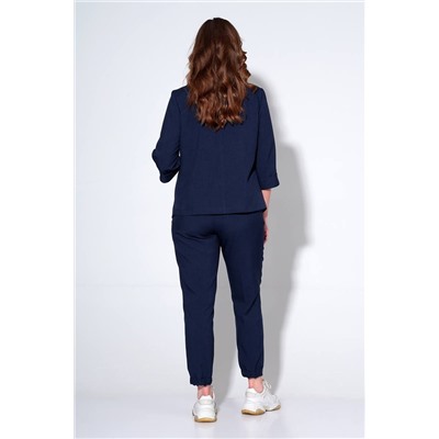 Liona Style 755 темно-синий/белый, Брюки,  Жакет,  Майка
