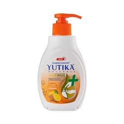 Hand Wash LEMON, Yutika (Жидкое мыло для рук ЛИМОН, Ютика), с дозатором, 200 мл.