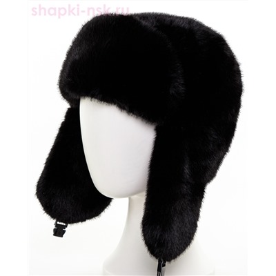 Дина экомех ласка Ушанка женская флис (56-58)