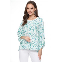 Блузка-трапеция Белый