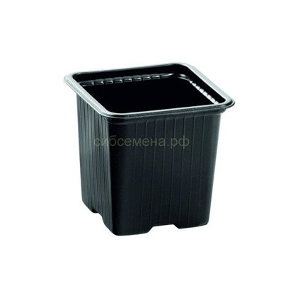 Горшок для рассады квадр. 0,85л 11*11*11 КВ11Ц