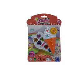 Косметика Набор Морожное (тени с блестками + аппликатор) 23*15см / блистер 135-19E