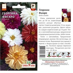 Цв.Георгина Фигаро Смесь махр. (Сем.Алтая) 5шт