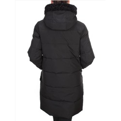 2197-2 BLACK Пальто зимнее женское OLAYEETE (200 гр. холлофайбера) размеры 46-48-50-52-54-56