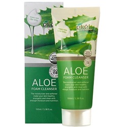 EKEL Пенка д/умывания с экстр.алоэ  Foam Cleanser Aloe 100мл
