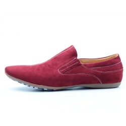 F036-18-1 RED Полуботинки мужские (натуральная замша) размер