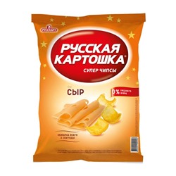 Чипсы Русская картошка со вкусом сыра 80г /1/16 (Русскарт)