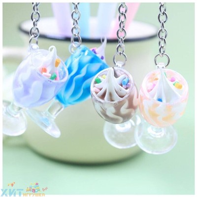 Ручка гелевая черная Мороженое в ассортименте B03, B03