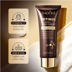 SADOER Антивозрастная пенка для умывания с ретинолом, 100 гр