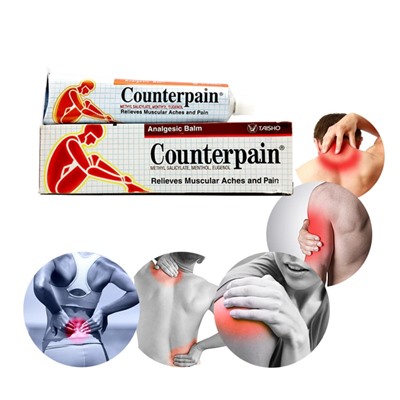 Analgesic Balm COUNTERPAIN, TAISHO (Обезболивающий согревающий бальзам КОНТЕРПЭЙН, Тайшо), 60 г.