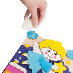 Объемная картина своими руками «Ангел» из деревянных заготовок