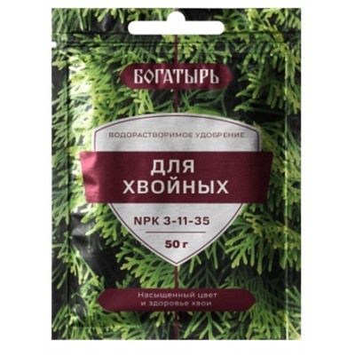 Богатырь Хвойные 50г (Лама Торф) /80шт