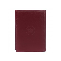 Обложка для авто+паспорт Premier-О-78 натуральная кожа бордо сафьян (582)  206194