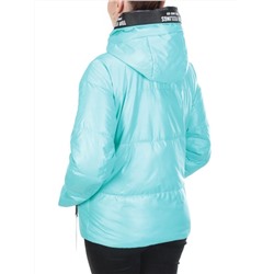 8278 TURQUOISE Куртка демисезонная женская BAOFANI (100 гр. синтепон) размер 54