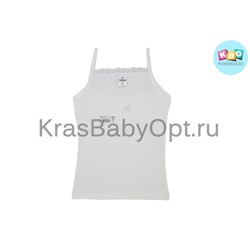 Майка белая для девочки